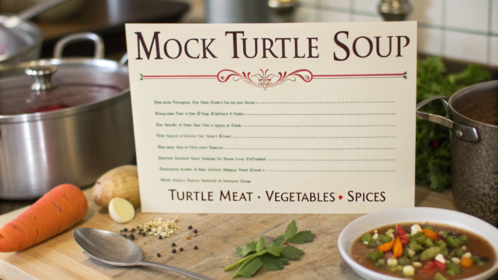 How to Make Mock Turtle Soup: A Step-by-Step Guide