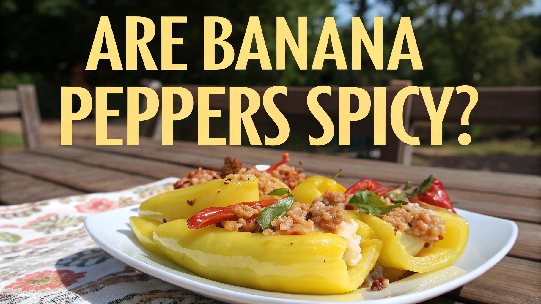 Are banana peppers spicy?