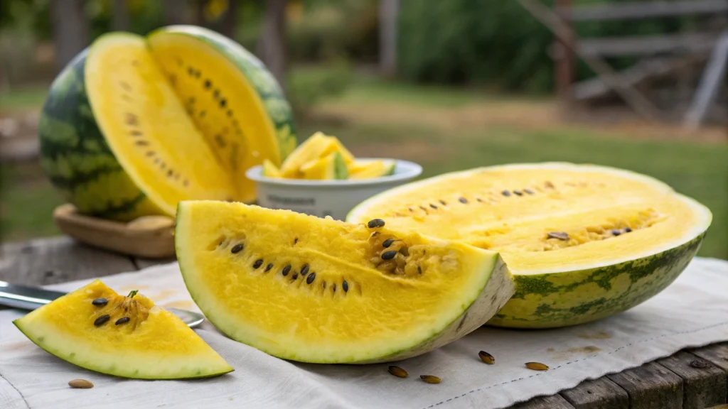 yellow meat watermelon