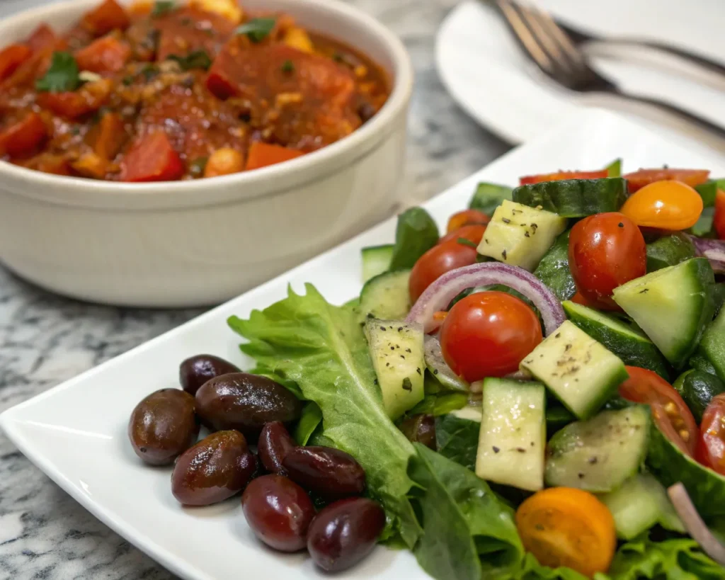 Fresh Salad Options to serve with ratatouille