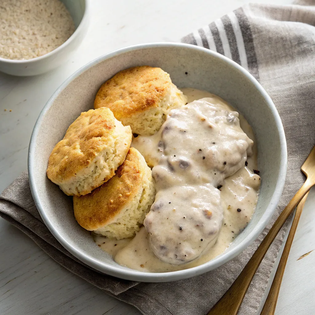 How to Make Biscuits and Gravy Healthier Without Sacrificing Flavor