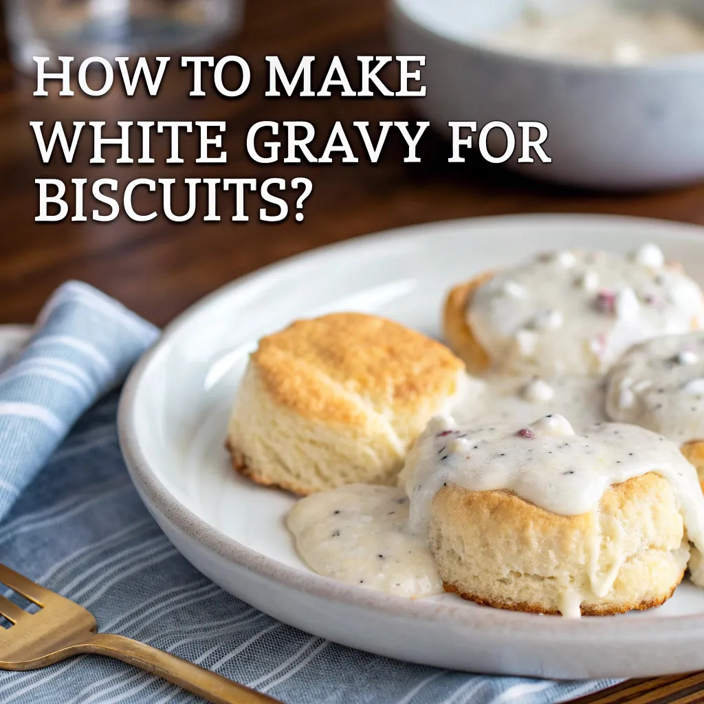 How to Make White Gravy for Biscuits