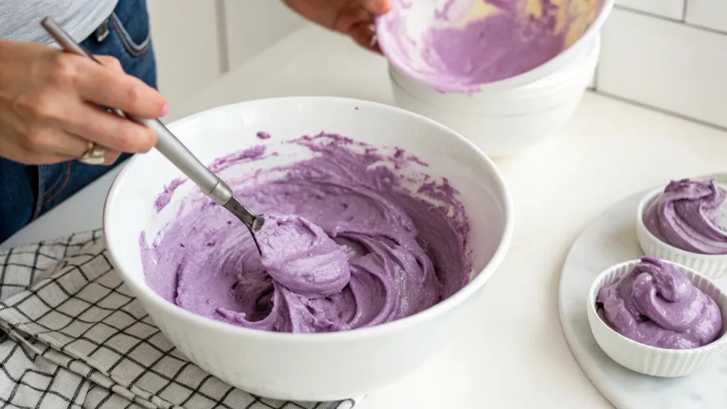 Step-by-Step Guide to Crafting Smooth Purple Frosting recipe