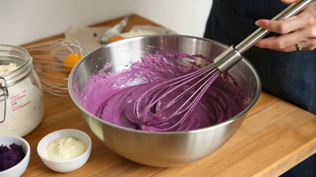 Step-by-Step Guide to Make Purple Velvet Cake recipe