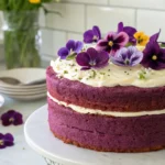 What does purple cake taste like?