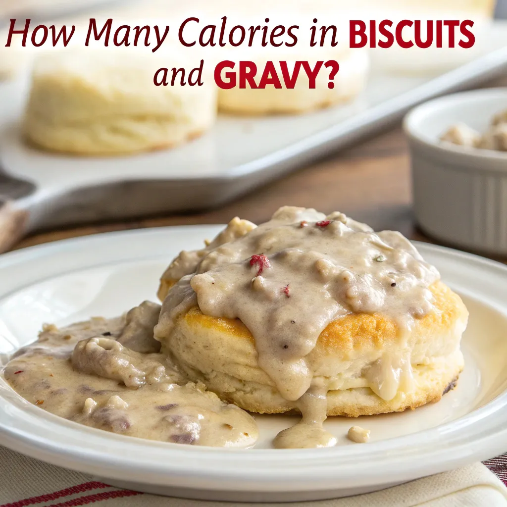 how many calories in biscuits and gravy