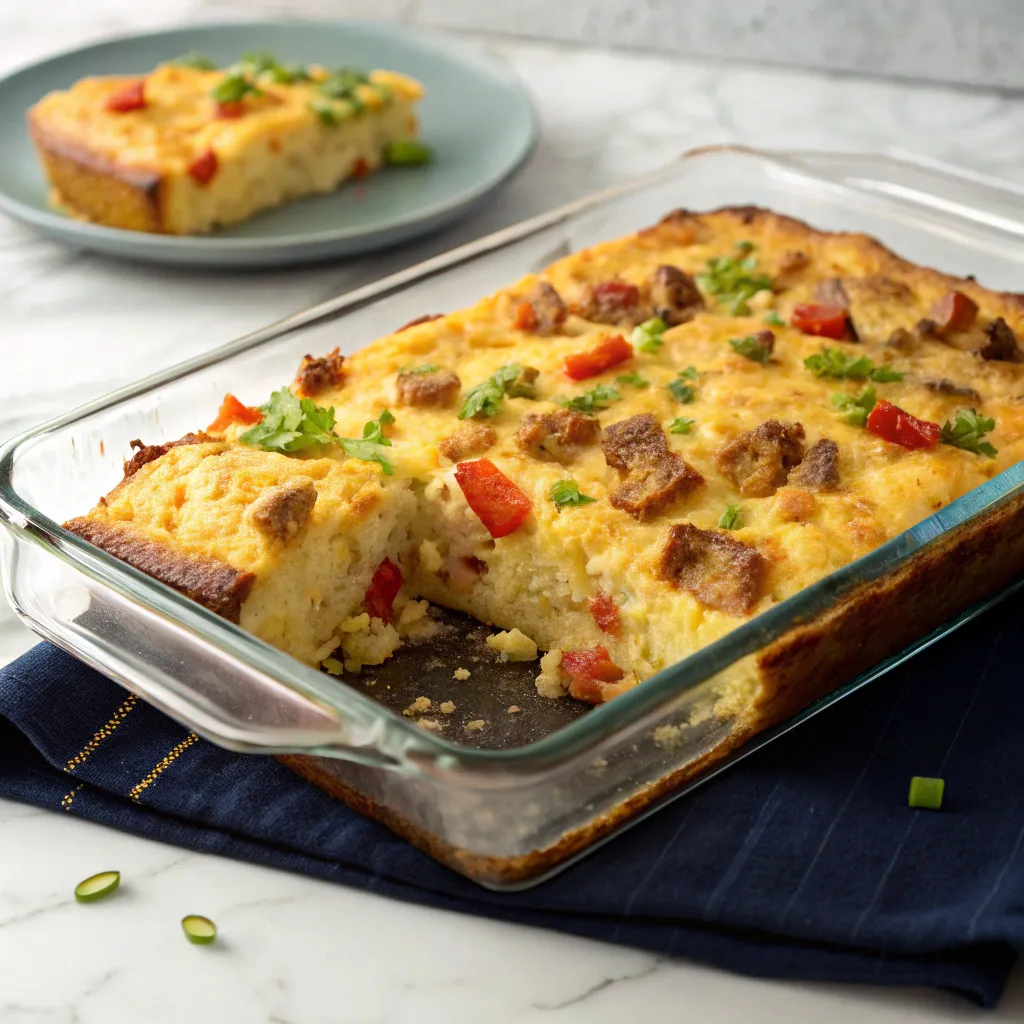 Cornbread Breakfast Casserole