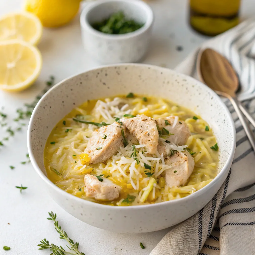 Creamy Lemon Chicken Orzo Recipe