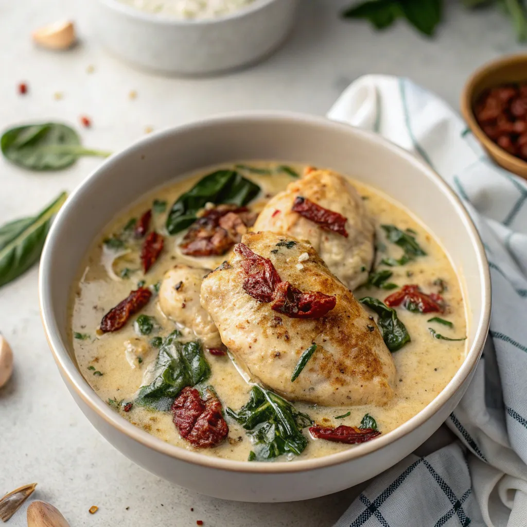 Creamy Tuscan Chicken Recipe