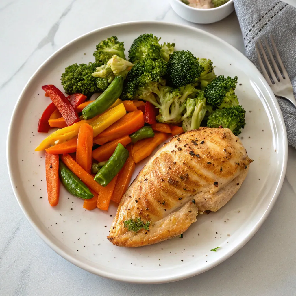 Easy Chicken Breast Dinner with Veggies