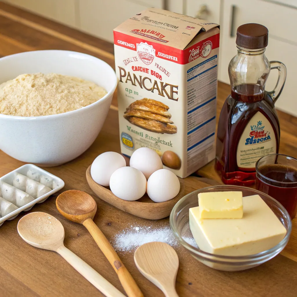 Ingredients for Pancake Casserole