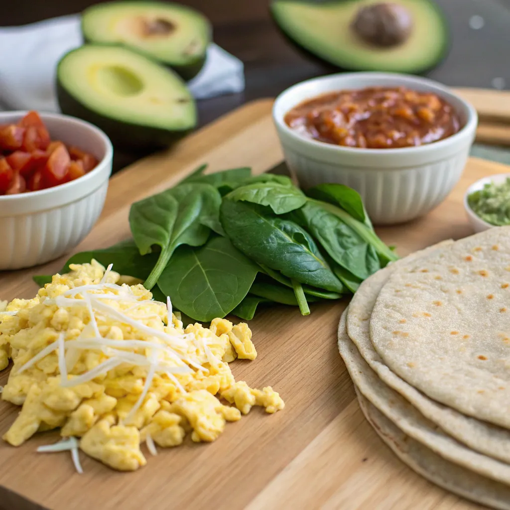 Ingredients for a Flavorful Breakfast Burrito