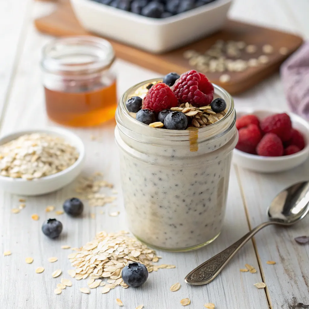 Overnight Oats with Chia Seeds