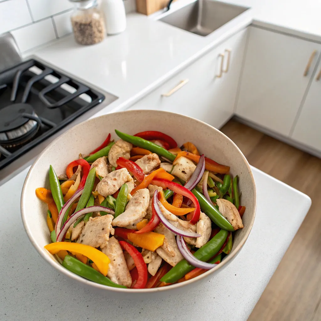 Quick Chicken Breast Stir-Fry with Vegetables