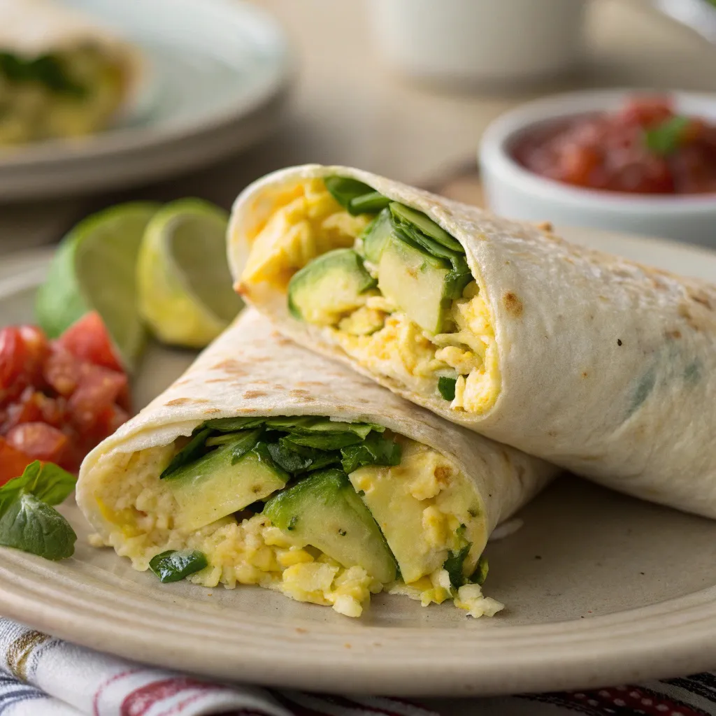 Step-by-Step Instructions for Easy Breakfast Burritos : Serve and enjoy