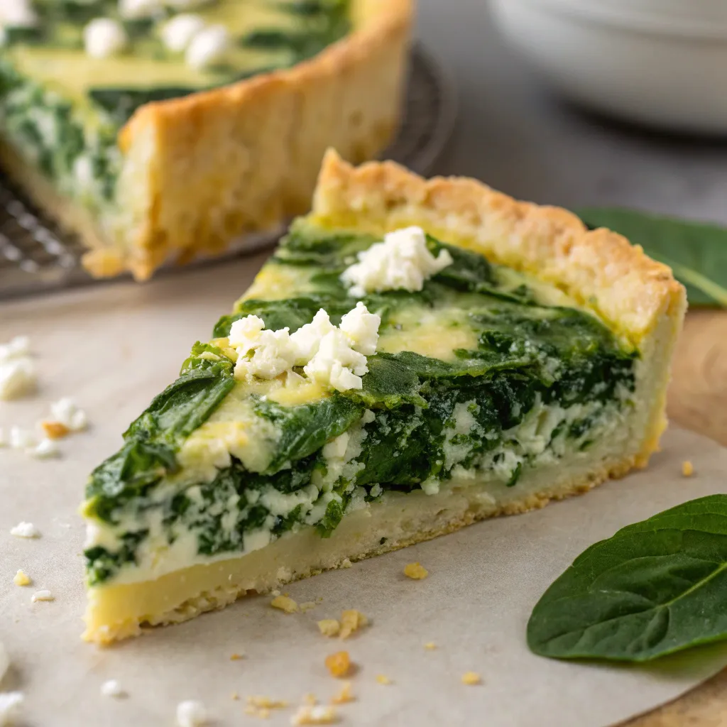 Spinach & Feta Quiche