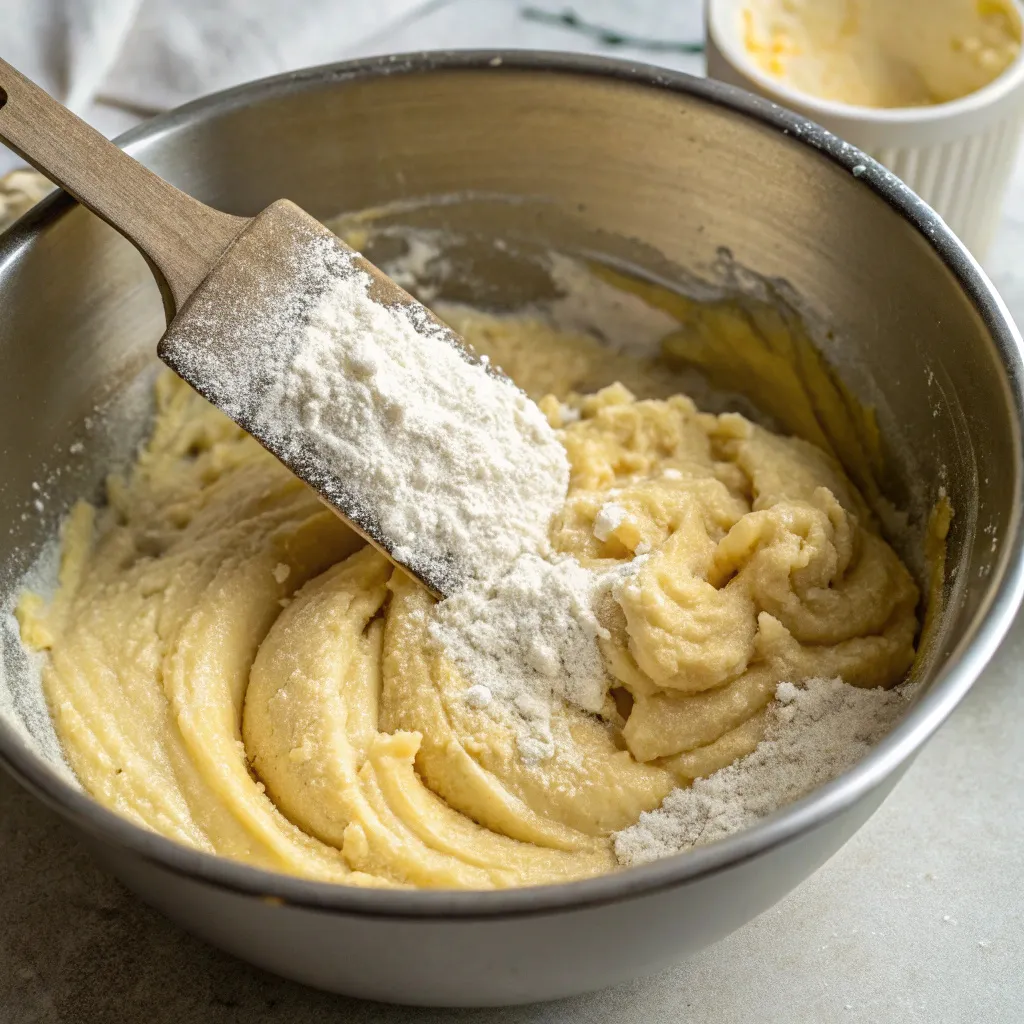 nstructions for Making Banana Blueberry Muffins : Combine Wet and Dry Ingredients