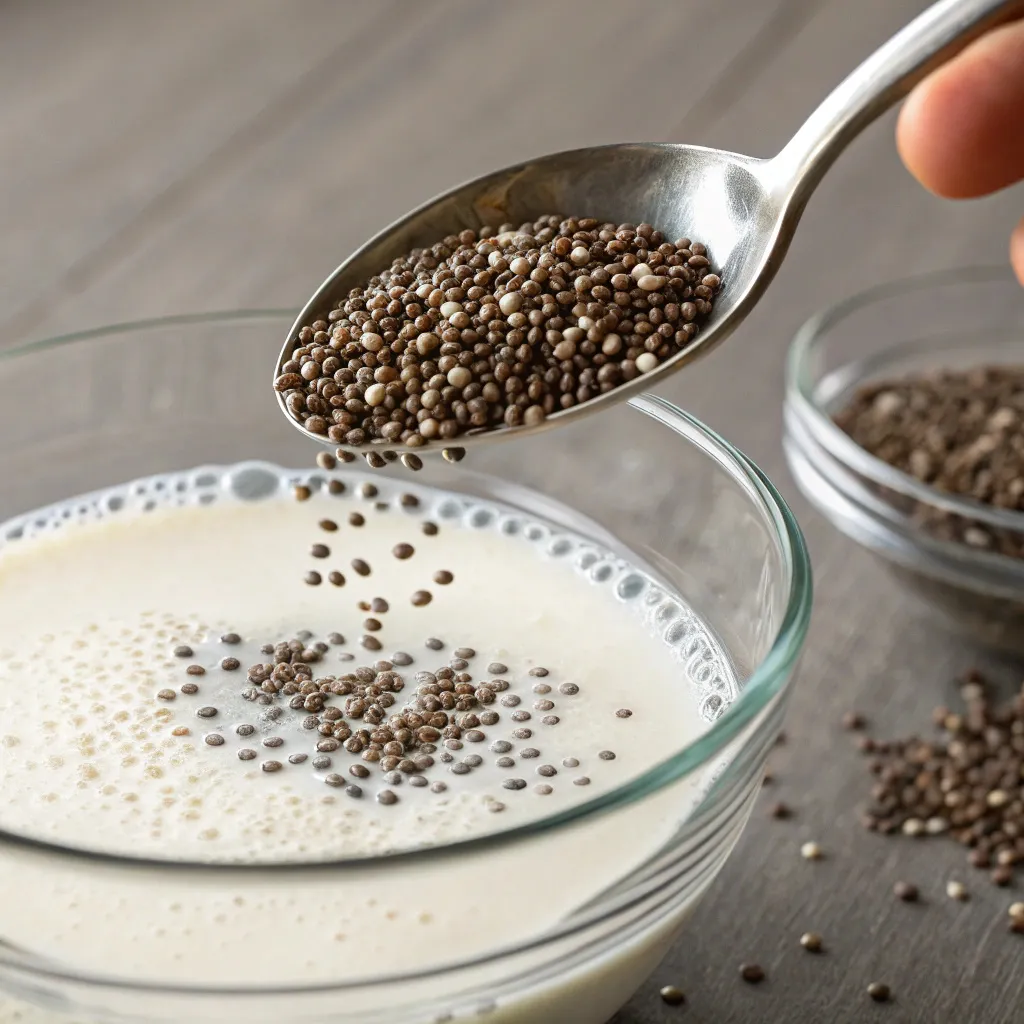 Step-by-Step Instructions : Add Chia Seeds