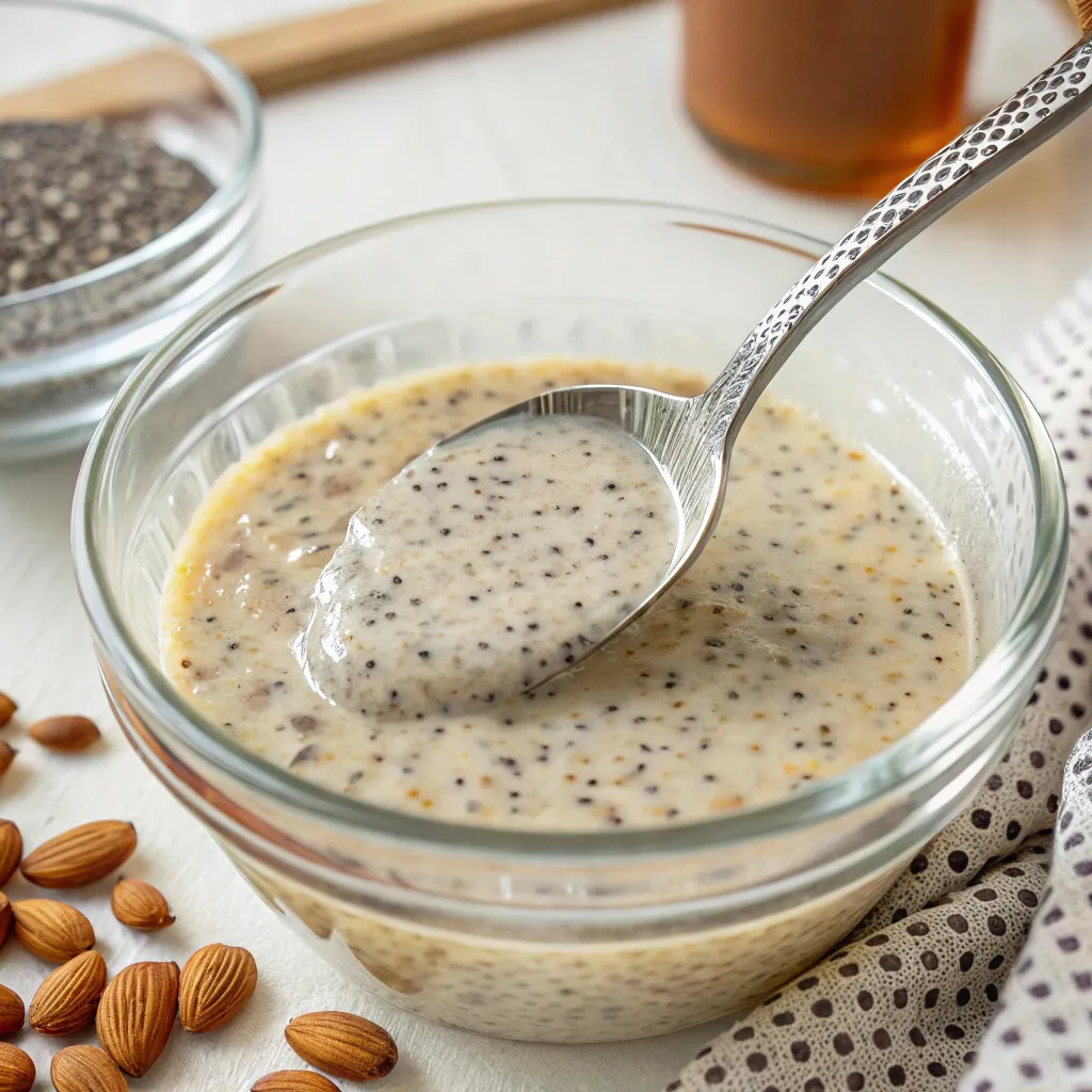 Step-by-Step Instructions for Protein-Charged Chia Seed Pudding : Mix Well