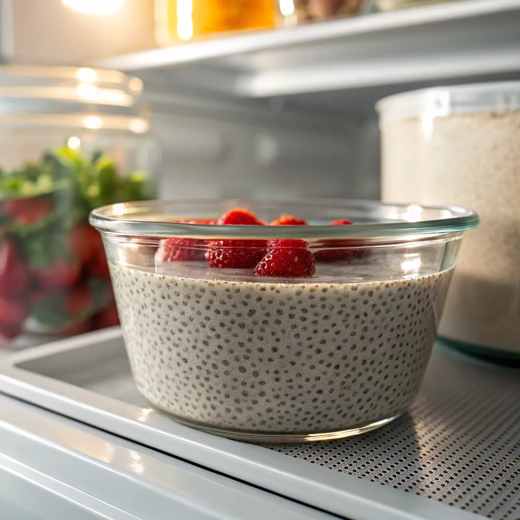 Step-by-Step Instructions for Protein-Charged Chia Seed Pudding : Refrigerate