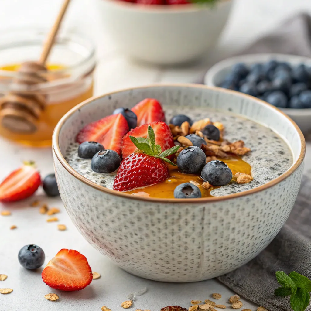 Step-by-Step Instructions for Protein-Charged Chia Seed Pudding : Serve and Enjoy