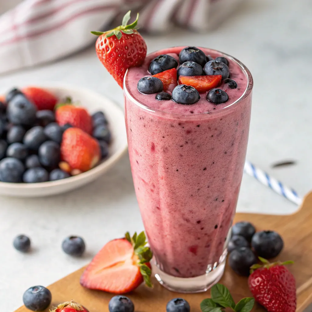 Strawberry Blueberry Smoothie