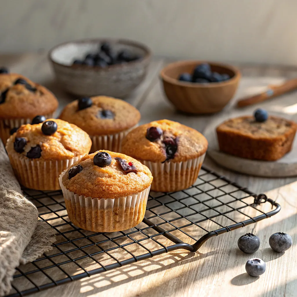 blueberry and banana muffins recipe