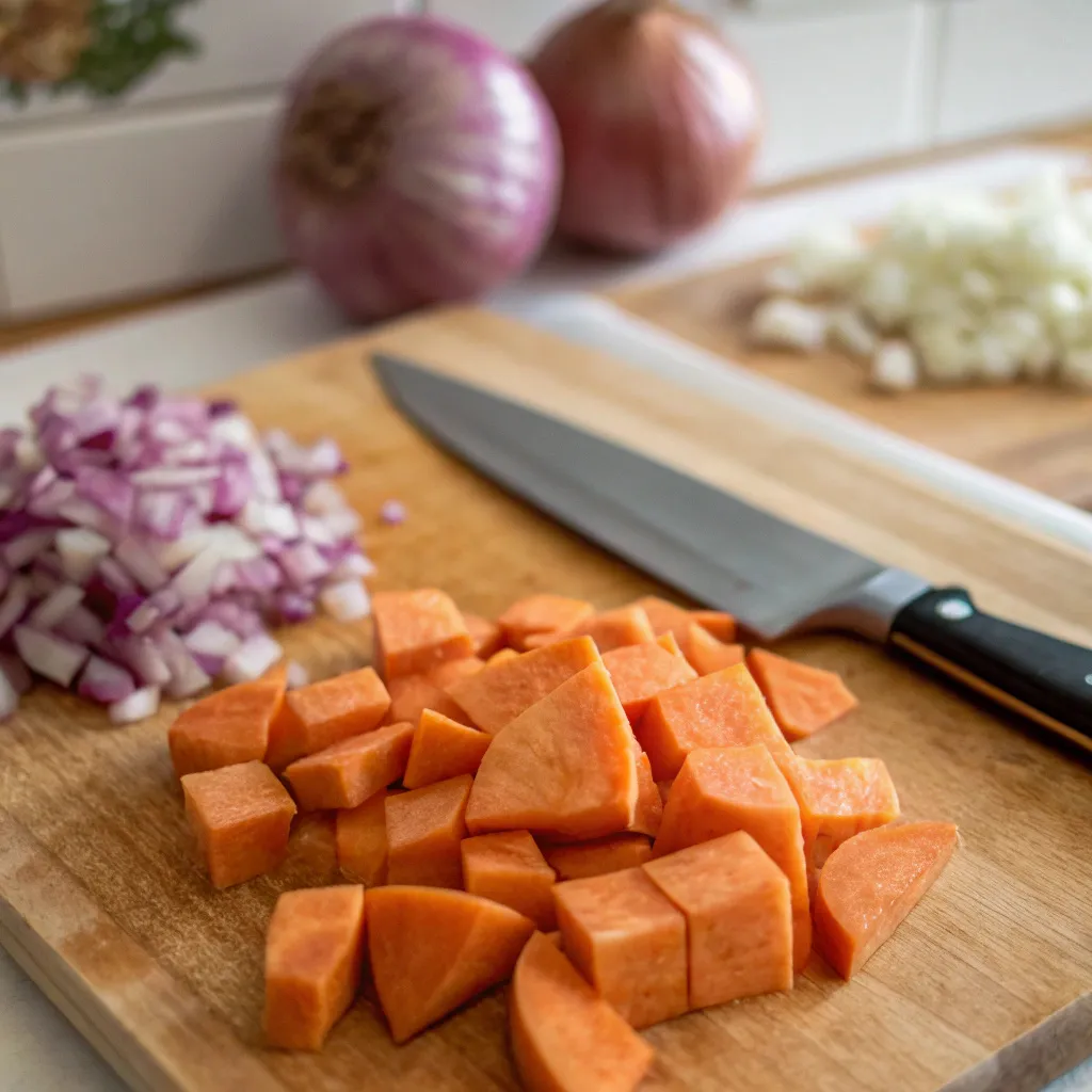 Step-by-Step Instructions for Slow Cooker Soup : Prepare the Ingredients