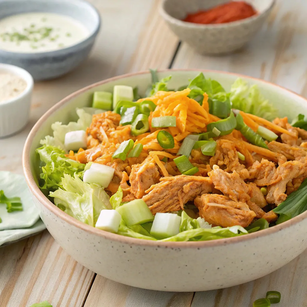 Slow-Cooker Buffalo Chicken Salad Recipe