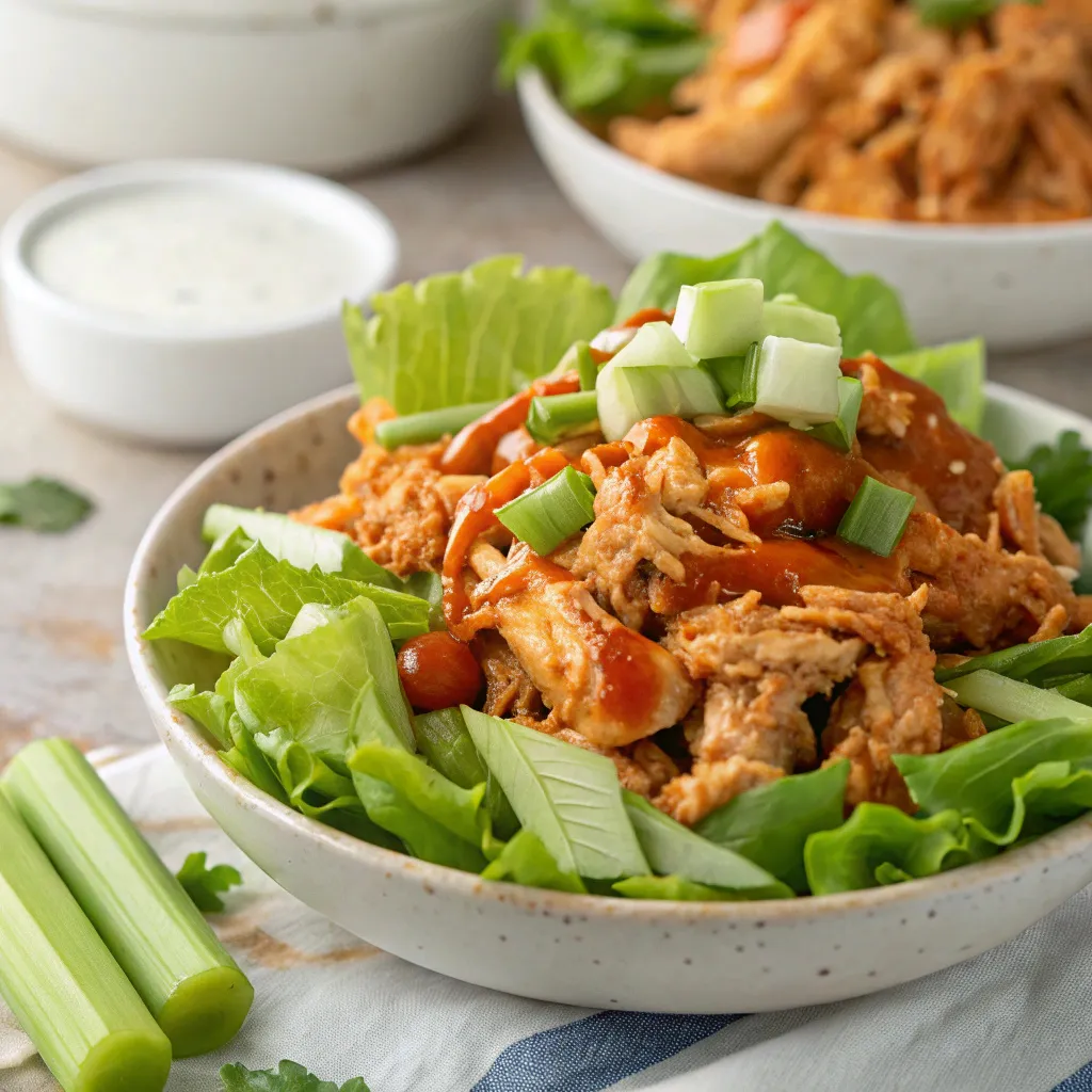 Slow-Cooker Buffalo Chicken Salad