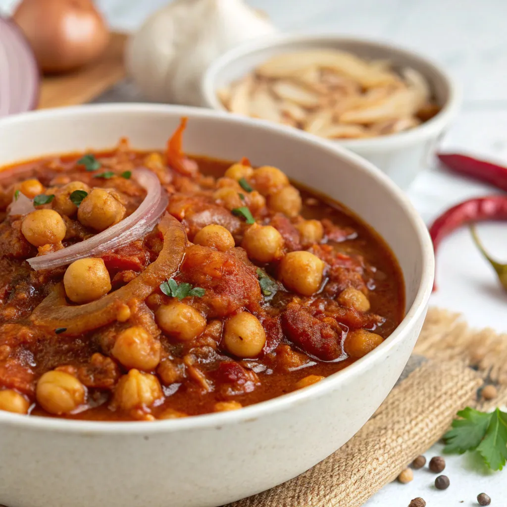 Slow-Cooker Chickpea Tagine