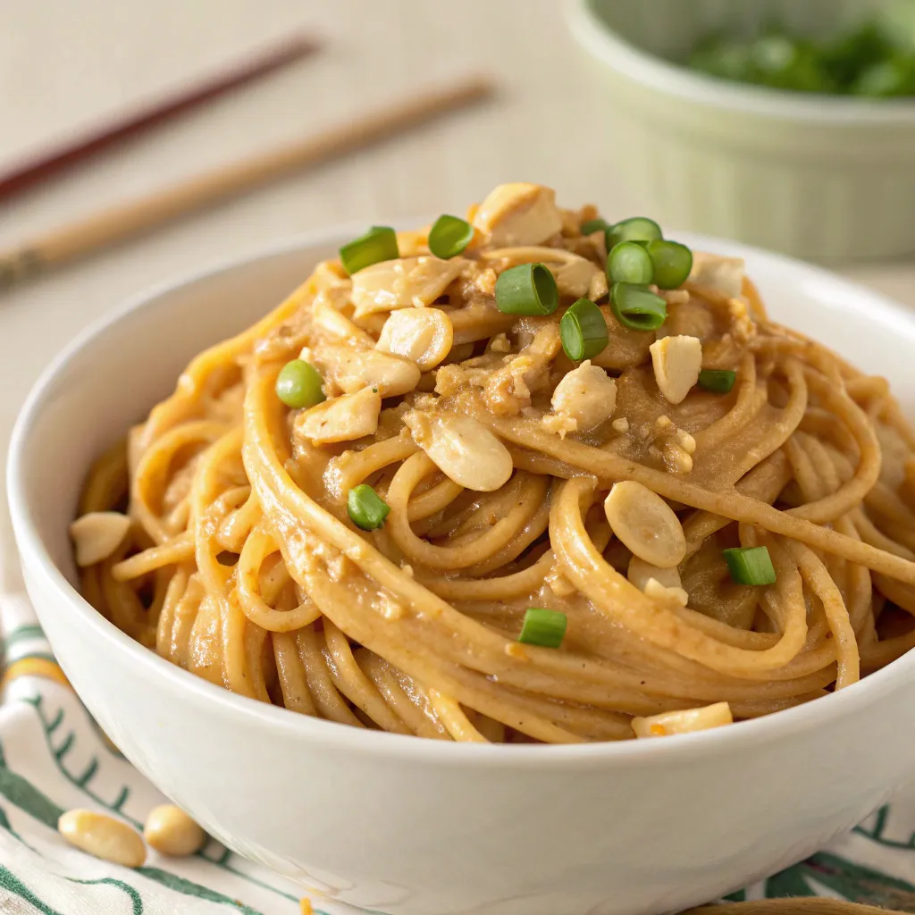 Slow-Cooker Thai Peanut Noodles