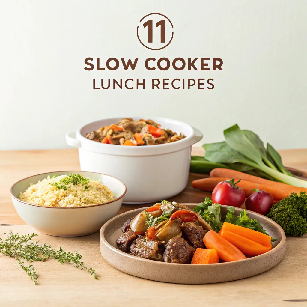 best 11 slow cooker lunch recipes