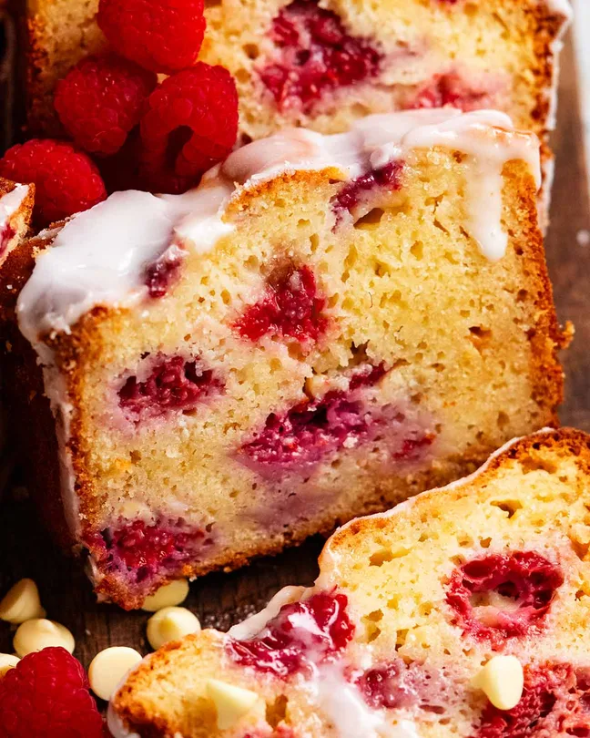 White Chocolate Raspberry Loaf