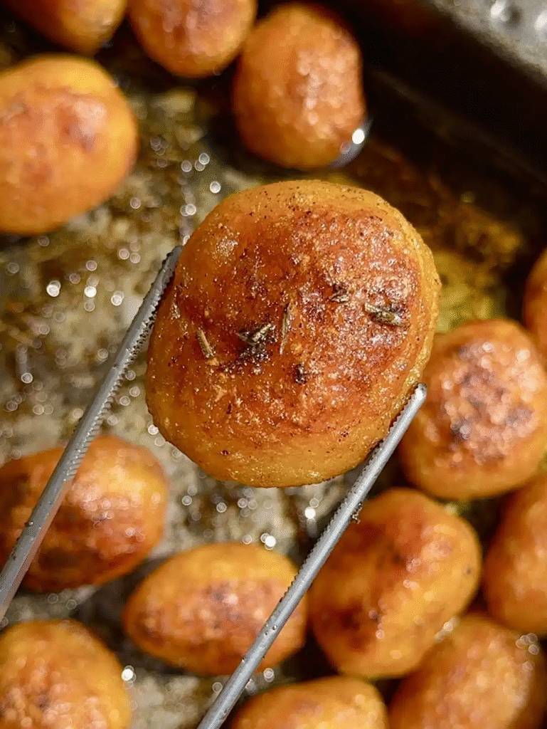 Crispy Oven Roasted Baby Potatoes